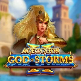 Age Of The Gods: God Of Storms 2 casino game by Playtech – featured logo at Spinit Casino