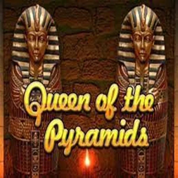 Queen of the Pyramids slot visual from Playtech available on spinitt.pl